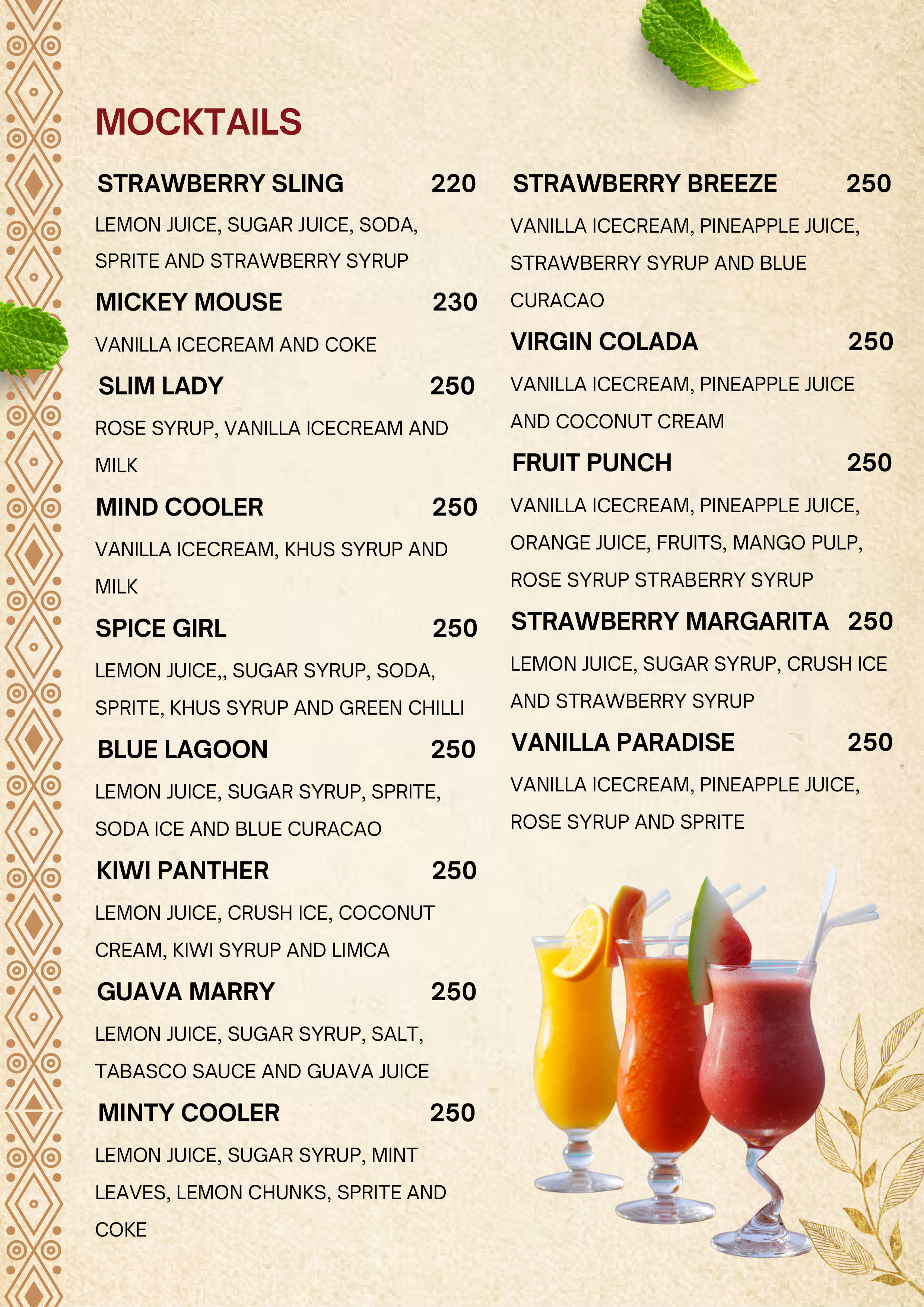 Food Menu 3