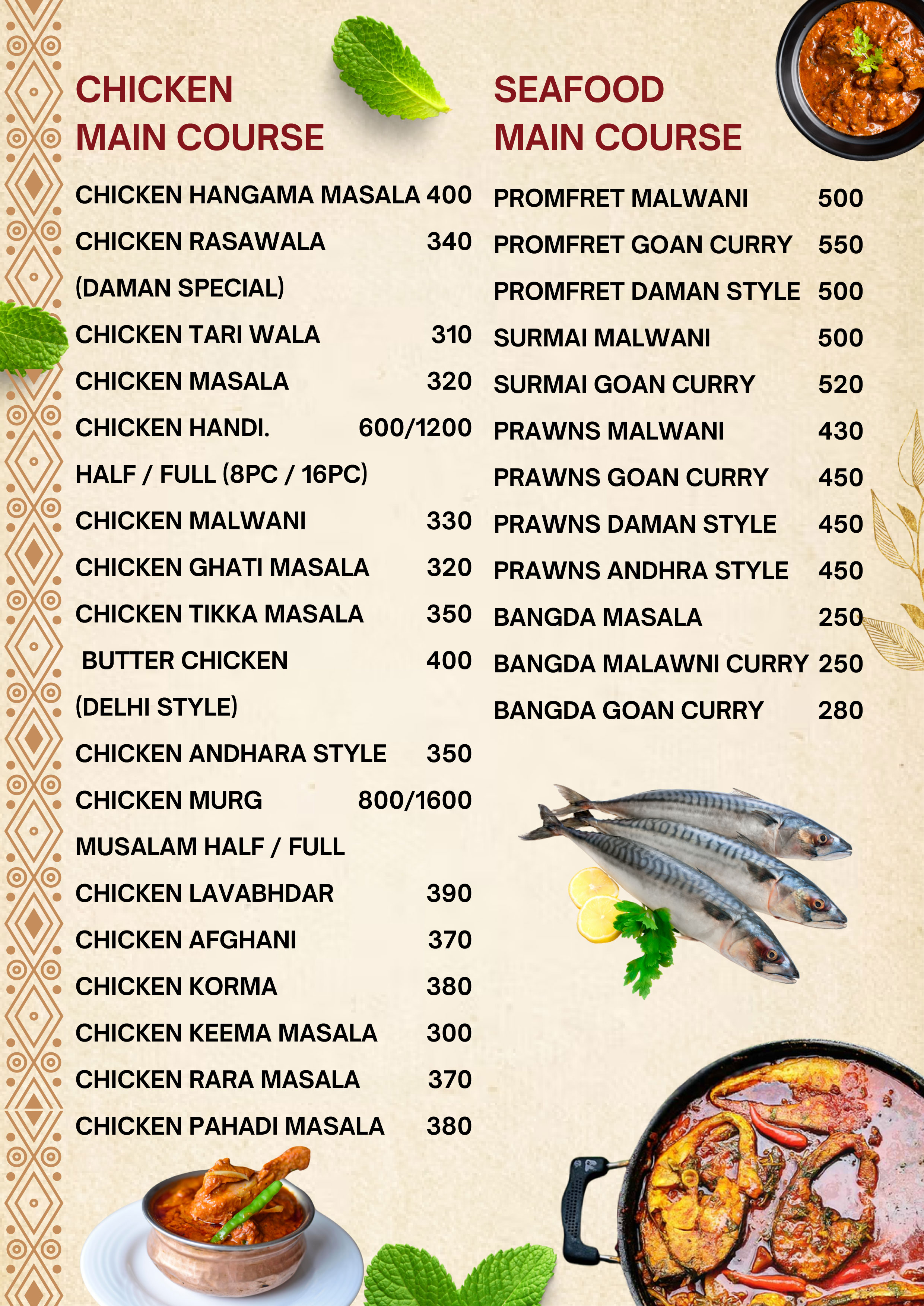 Food Menu 2